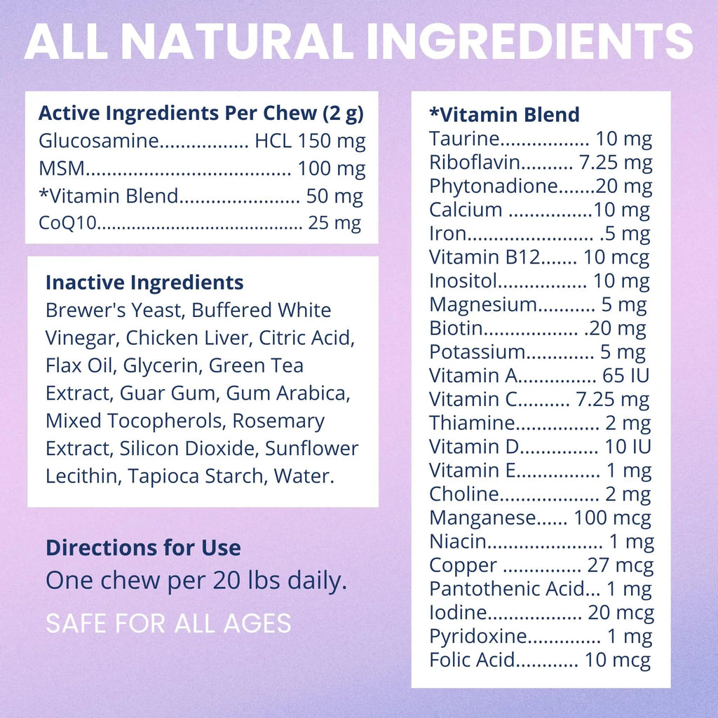 Under the Weather Multivitamin for Dogs | Vet Formulated Daily Canine Health Supplies for Immunity, Skin, Coat & Joint Support | All-in-One Multivitamin for Dogs of All Breeds & Sizes | 60 Count - TrustMedUSA