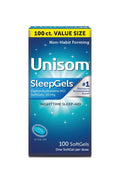 Unisom Nighttime Sleep-Aid Gels, Diphenhydramine HCI 50mg, 100 Count - Maple Wellness Supplements