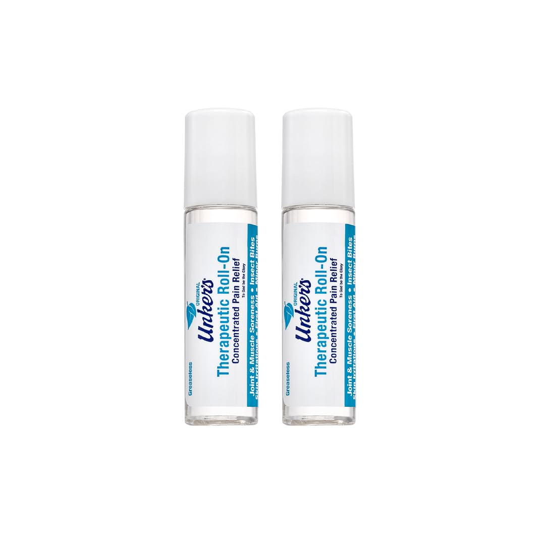 Unker's Therapeutic 0.25 oz. Roll-on 2-Pack.Convenient Travel Size., Clear - TrustMedUSA