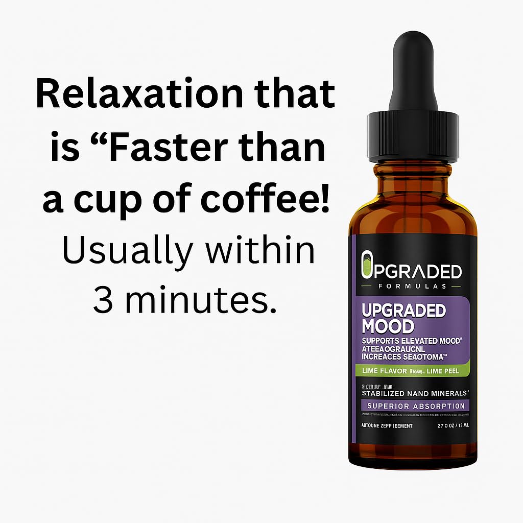 Upgraded Formulas Mood Support Supplement - Feel Calm and Uplifted All Throughout The Day, 2 fl oz - TrustMedUSA