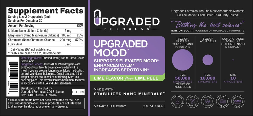 Upgraded Formulas Mood Support Supplement - Feel Calm and Uplifted All Throughout The Day, 2 fl oz - TrustMedUSA