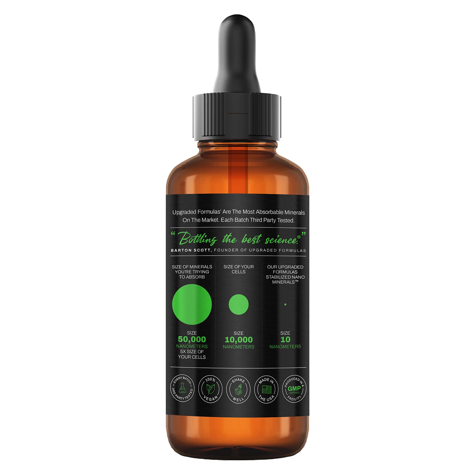 Upgraded Formulas Upgraded Charge Optimal Electrolyte Blend with Liquid Nano Minerals Dietary Supplement, 4 Fluid Ounces - TrustMedUSA