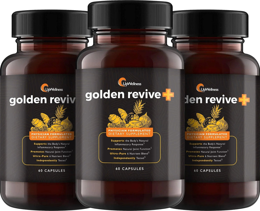 UpWellness Golden Revive + Joint Support with Quercetin, Magnesium, and Turmeric - TrustMedUSA