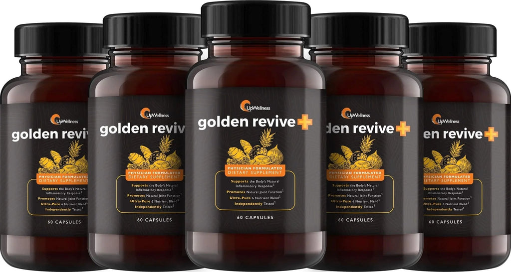 UpWellness Golden Revive + Joint Support with Quercetin, Magnesium, and Turmeric - TrustMedUSA