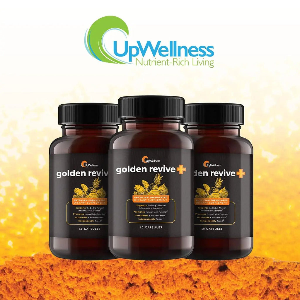 UpWellness Golden Revive + Joint Support with Quercetin, Magnesium, and Turmeric - TrustMedUSA