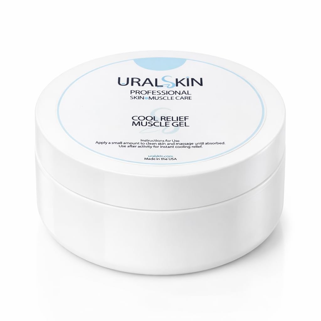 URALSKIN Cooling Muscle Gel – Fast-Drying, Non-Greasy Gel for Body, 4 oz (113 g) - TrustMedUSA
