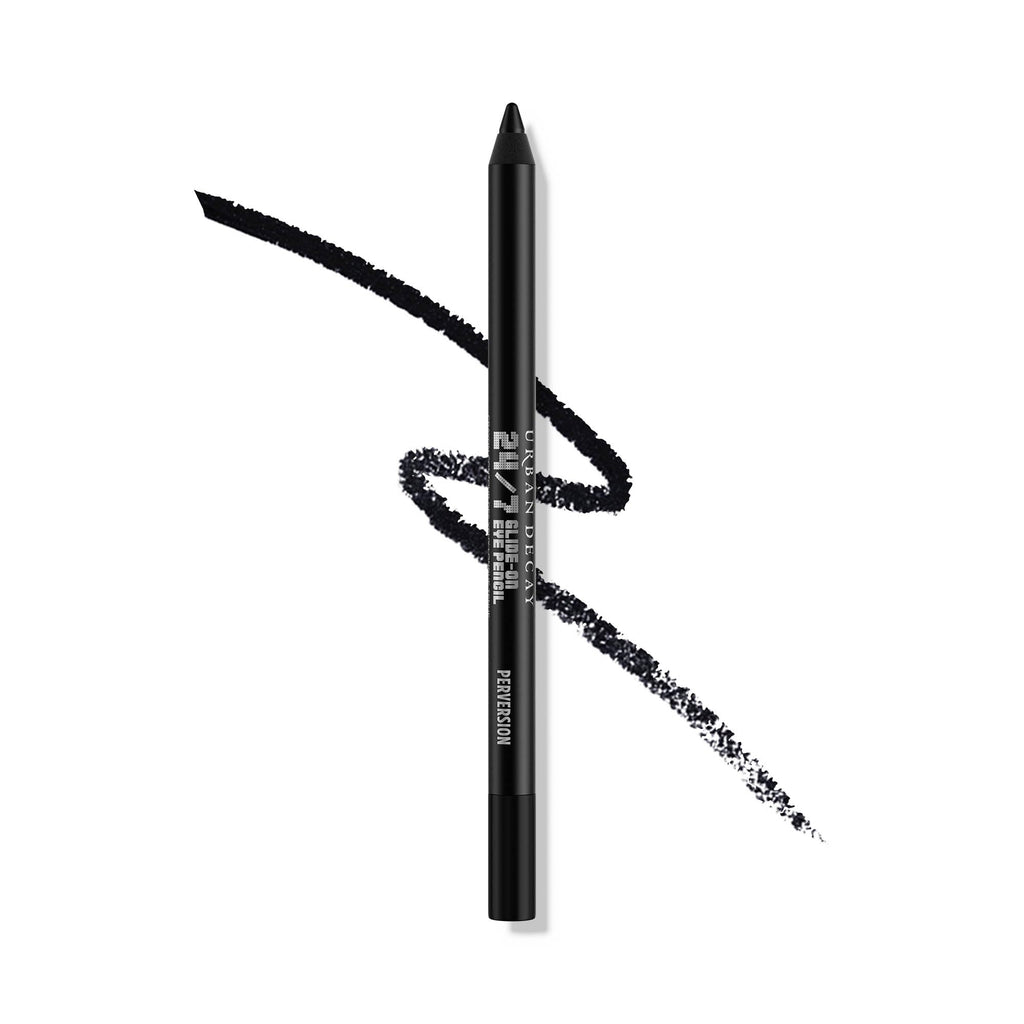 URBAN DECAY 24/7 Glide-On Waterproof Eyeliner Pencil - Smudge-Proof, Long-Lasting, Transfer-Proof, Up to 16HR Wear, Smooth No-Tug Formula, Perversion (Matte Blackest Black) - 0.04 oz - TrustMedUSA