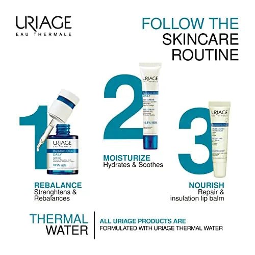URIAGE Bariederm Cica-Lips Protecting Balm Duo, 2 x 0.5 fl.oz. each | Repairs - TrustMedUSA
