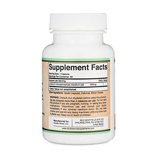Uridine Monophosphate - Third Party Tested (Choline Enhancer, Beginner Nootropic) - TrustMedUSA