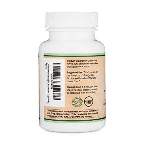 Uridine Monophosphate - Third Party Tested (Choline Enhancer, Beginner Nootropic) - TrustMedUSA