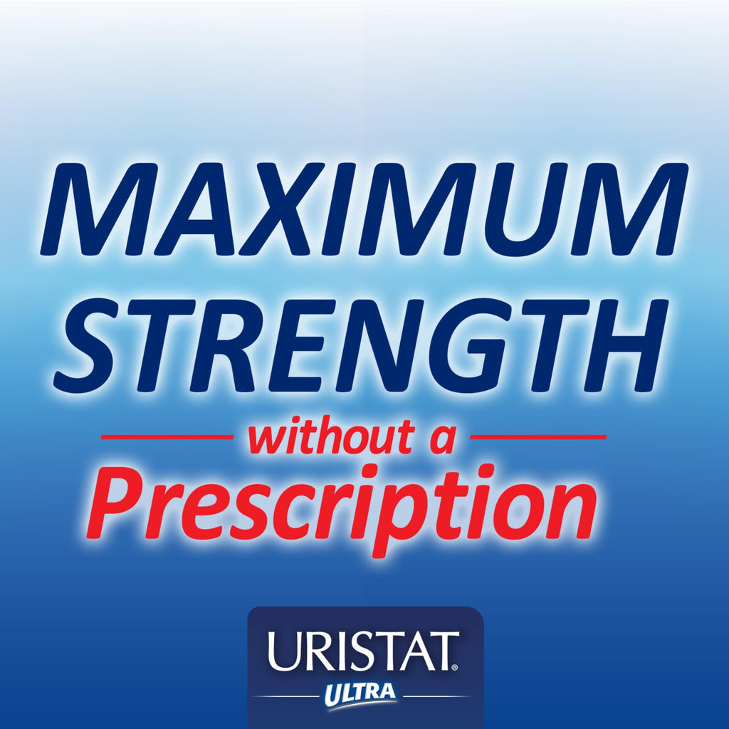 Uristat Ultra Strength UTI Relief Tablets – Ease Urinary Pain, Burning & Urgency, Cranberry Flavor, 30 Count - Maple Wellness Supplements