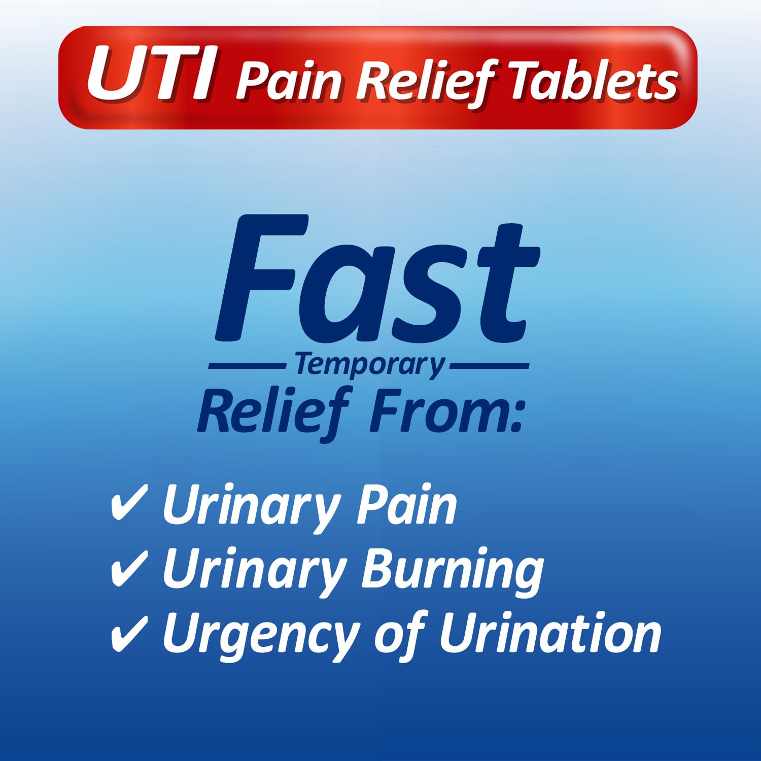 Uristat Ultra Strength UTI Relief Tablets – Ease Urinary Pain, Burning & Urgency, Cranberry Flavor, 30 Count - Maple Wellness Supplements