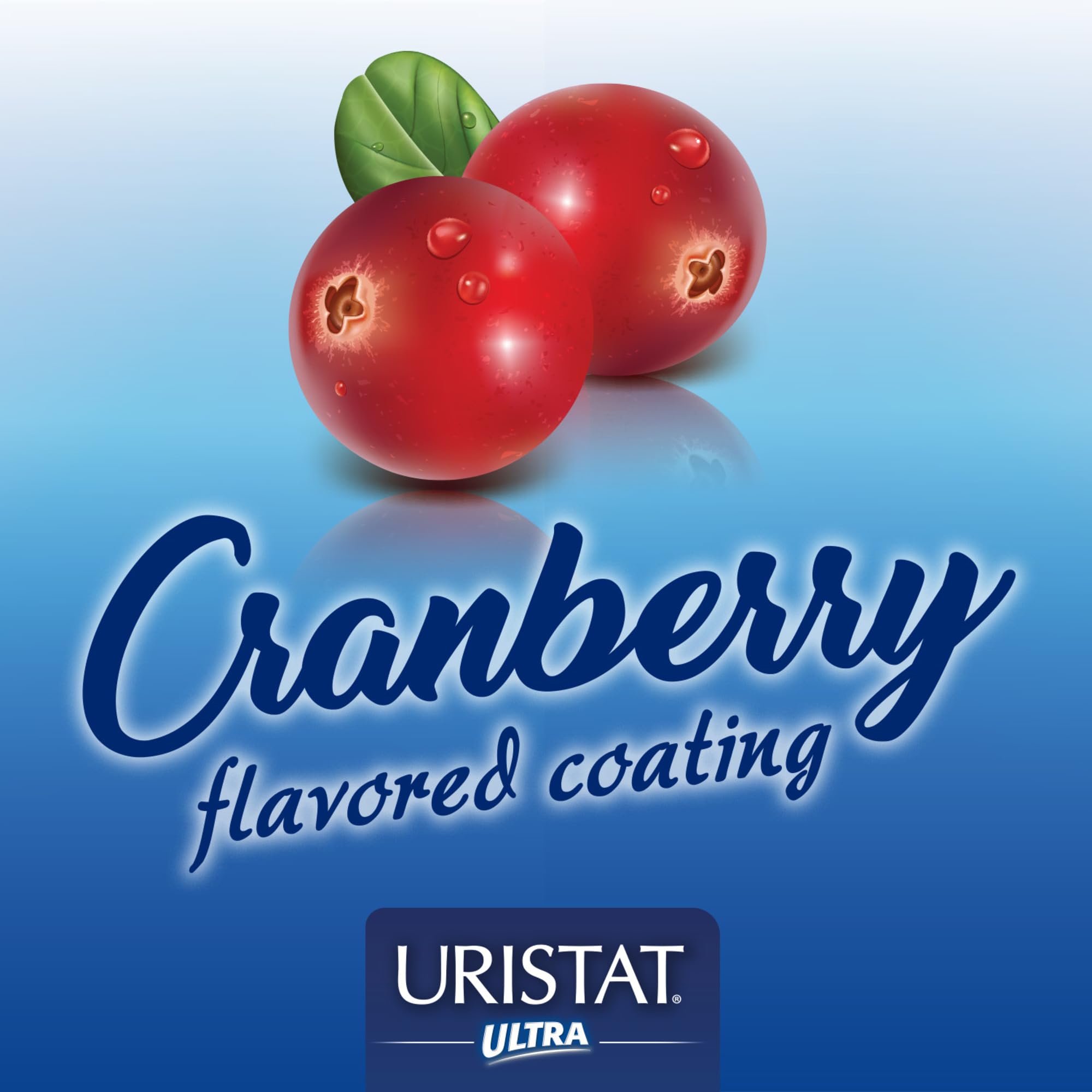 Uristat Ultra Strength UTI Relief Tablets – Ease Urinary Pain, Burning & Urgency, Cranberry Flavor, 30 Count - Maple Wellness Supplements