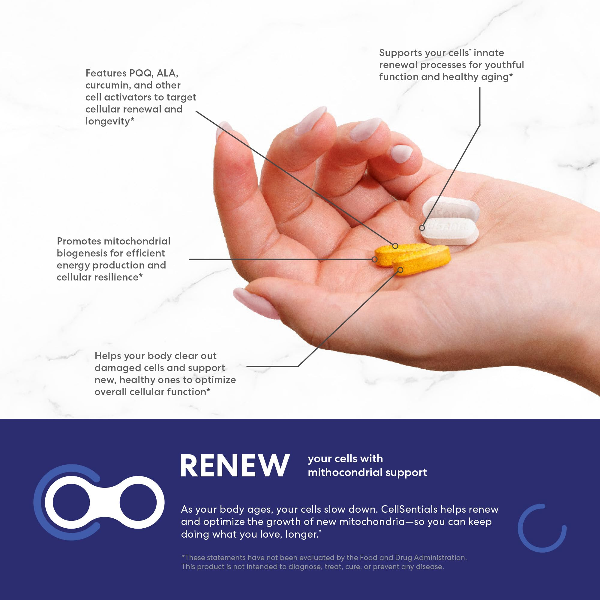 USANA CellSentials - Core Minerals and Vita Antioxidant with InCelligence Technology to Support Total Body Health* - 112 Tablets Per Bottle - 28 Day Supply - TrustMedUSA