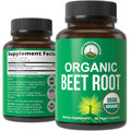 USDA Organic Beet Root Vegan Capsules. Beets Juice Powder Super Food Pills 1200 mg. Nitric Oxide Energy Boosting Beetroot Extract Capsules. Polyphenol Support Supplement for Women and Men - TrustMedUSA