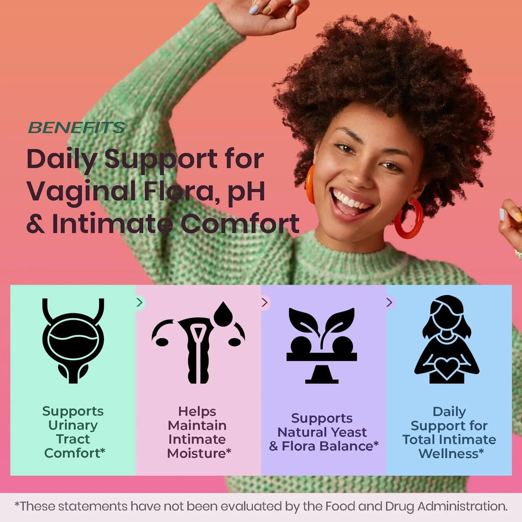 UTI Flora & Odor Pro+ & UTI Yeast & pH Pro+ | Pack of 2 | Vaginal Probiotics for Feminine Hydration & Freshness Support | Third-party Tested, cGMP Facility, Vegan, Non-GMO, Gluten-Free | 60+60 Caps - TrustMedUSA
