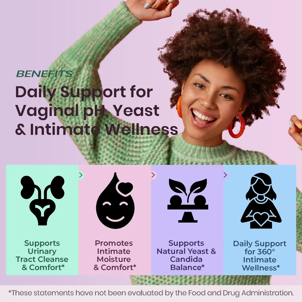 UTI Flora & Odor Pro+ & UTI Yeast & pH Pro+ | Pack of 2 | Vaginal Probiotics for Feminine Hydration & Freshness Support | Third-party Tested, cGMP Facility, Vegan, Non-GMO, Gluten-Free | 60+60 Caps - TrustMedUSA