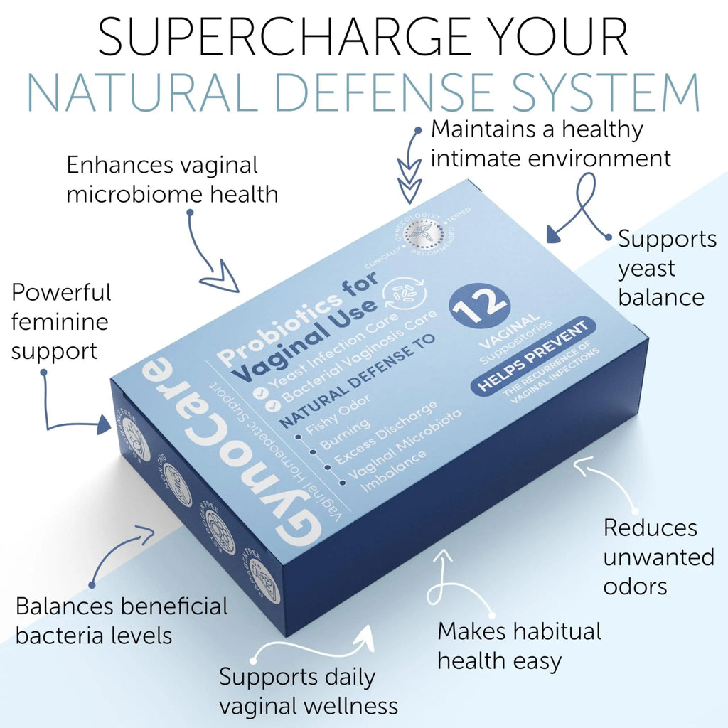 Vaginal Probiotics for Women | Boric Acid For Women | pH Balance for Women | Yeast Infection Care | Natural Defense Against Fishy Odor, Burning and Excess Discharge | 12 Vaginal Suppositories - TrustMedUSA