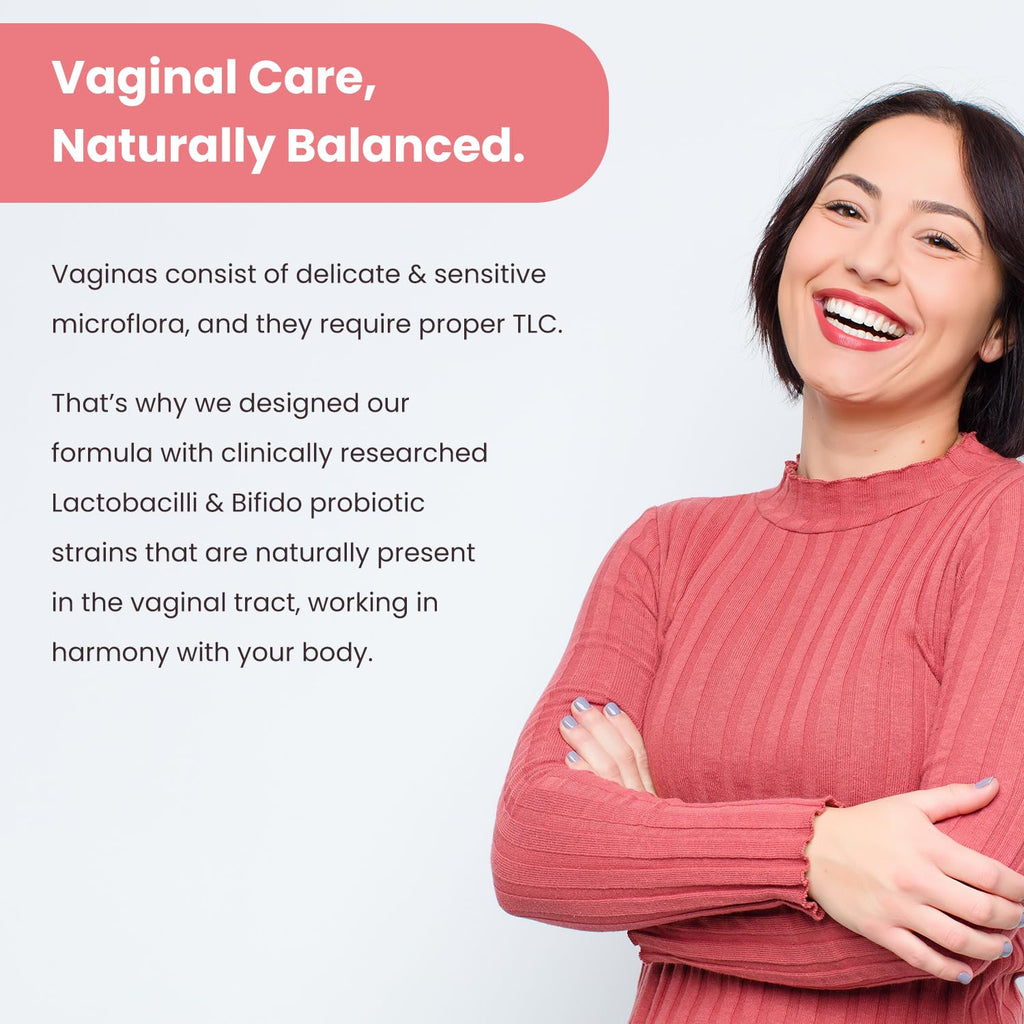 Vaginal Probiotics for Women pH Balance | 50 Billion CFU Womens Probiotic + Cranberry Pills for Vaginal Health, Healthy Odor, Yeast, Urinary Tract | Vegan Women's Probiotics and Prebiotics Supplement - Maple Wellness Supplements