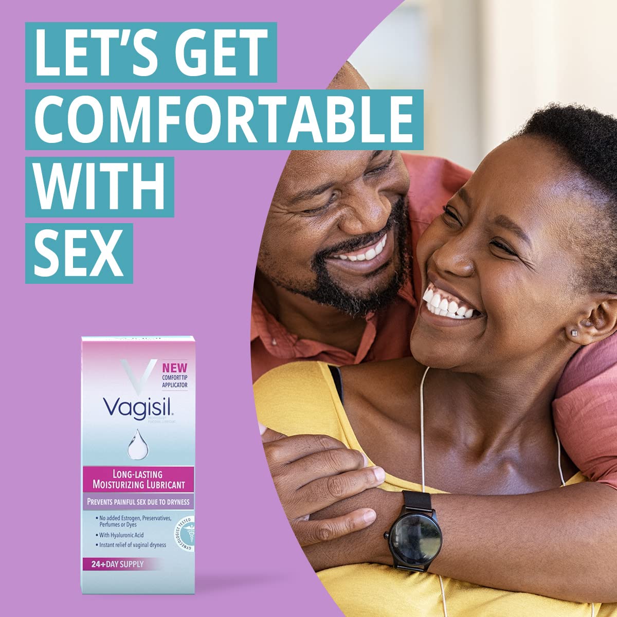 Vagisil Prohydrate Internal Vaginal Moisturizer, Gel & Lubricant for Women, Gynecologist Tested, 8 Count, Pack of 3 (24 Total Applicators) - Maple Wellness Supplements