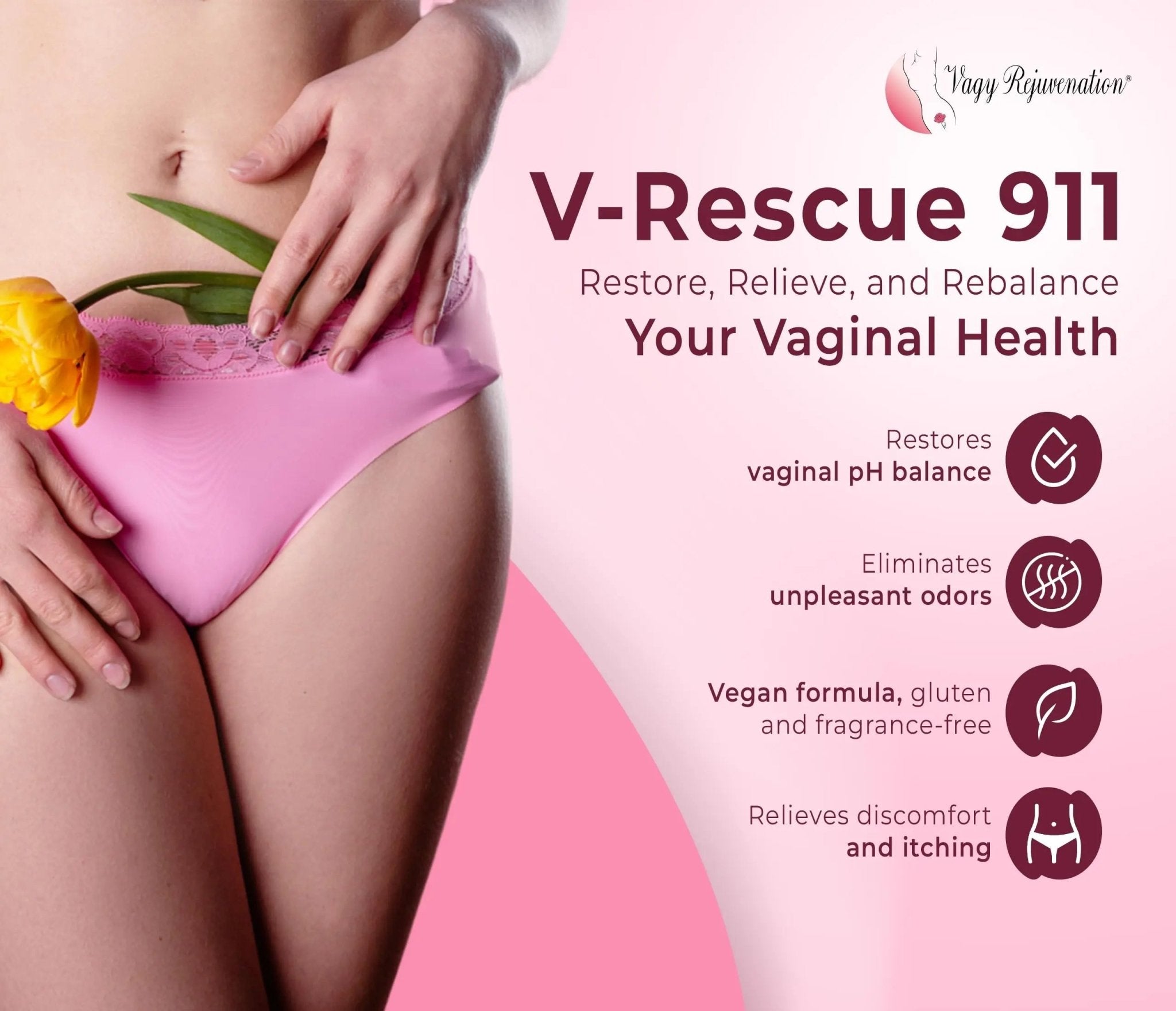 Vagy Rejuvenation V-Rescue - 500 mg Boric Acid 14 Vaginal Applications - Feminine Health - TrustMedUSA
