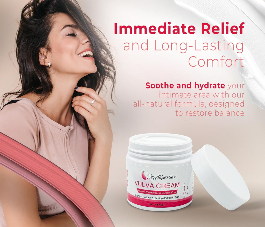 Vagy Rejuvenation Vulva Cream – Hydrating Vulva Moisture Cream for Women – Soothes Vaginal Itch, Alleviates Vaginal Dryness – Natural Vagina Cream with Sea Buckthorn & Hyaluronic Acid - Maple Wellness Supplements