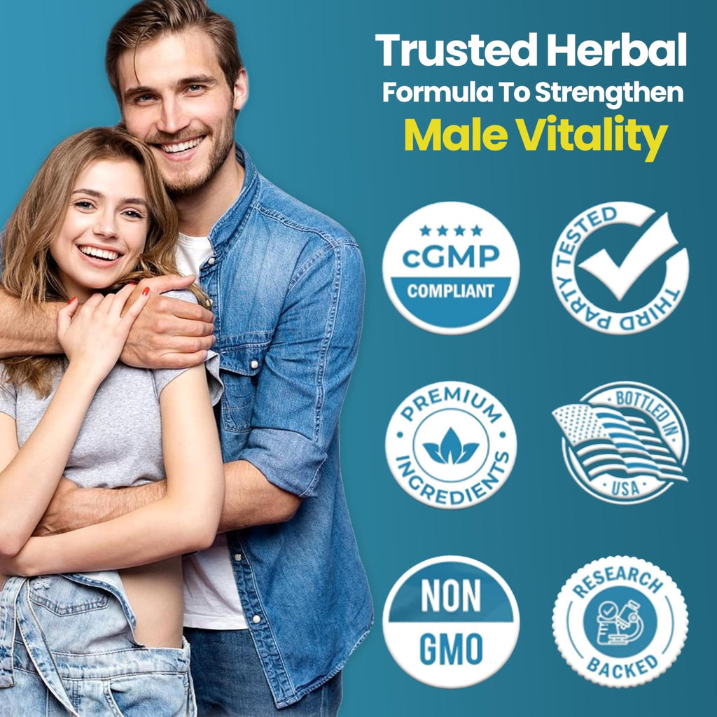 VALKNORX Male Enhancing Supplement, Designed to be Fast Acting for Blood Flow to Gain Length & Girth + Stamina, Maca, Epimedium, and Other Natural Ingredients, 3rd Party Tested Supplement 60 Tablets - TrustMedUSA