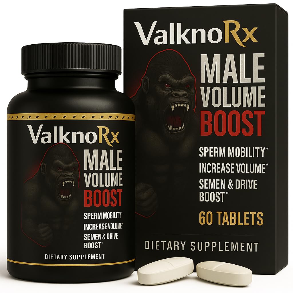 VALKNORX Male Enhancing Supplement, Designed to be Fast Acting for Blood Flow to Gain Length & Girth + Stamina, Maca, Epimedium, and Other Natural Ingredients, 3rd Party Tested Supplement 60 Tablets - TrustMedUSA