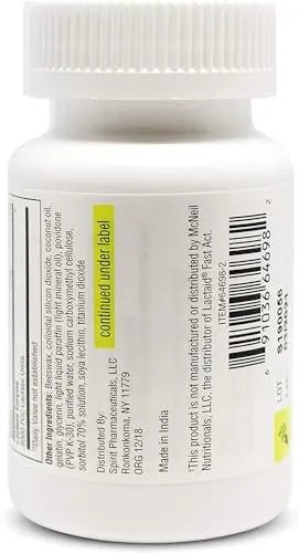 ValuMeds Fast Acting Dairy Relief Lactose Enzymes, 120 Softgels, Help Prevent Gas - TrustMedUSA