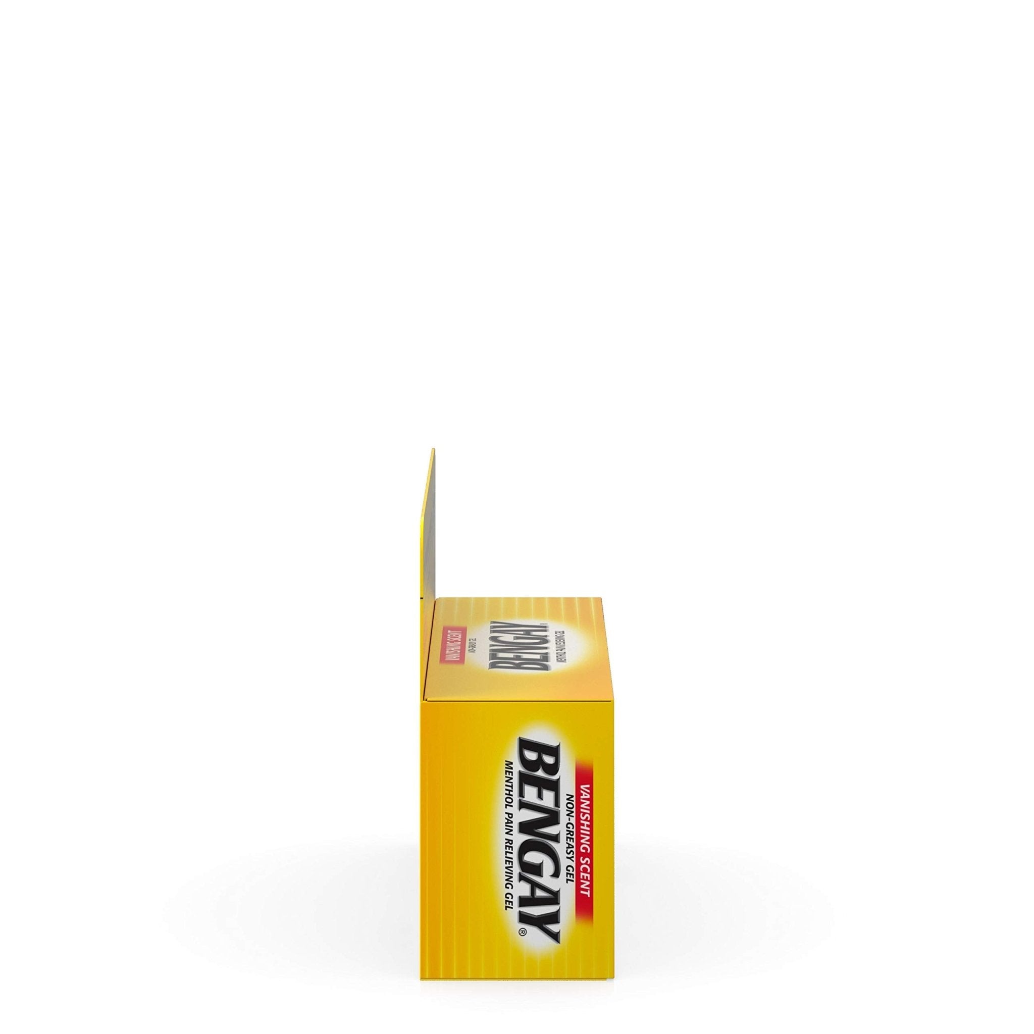 Vanishing Scent Bengay Relief Gel, Non-Greasy Topical Reliever with Cooling Menthol, 2 oz - TrustMedUSA