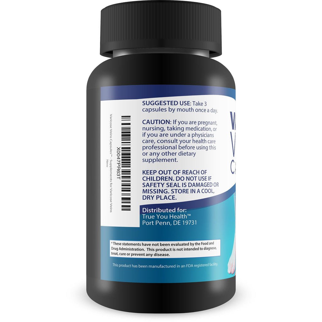 Varicose Veins Capsules - Our Best Natural Varicose Veins Treatment - Varicose Vein Supplement Anti Varicose Veins Women - Herbal Varicose Veins Treatment for Legs - Herbal Remedies for Varicose Veins - TrustMedUSA