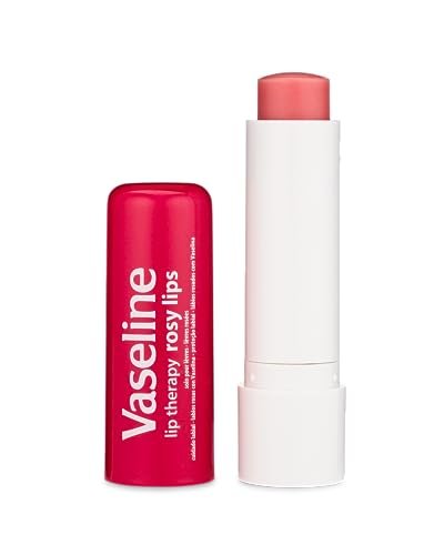 Vaseline Lip Therapy Care Rosy, Fast-Acting Nourishment, Ideal for Chapped, Dry, Cracked, or Damaged Lips, Lip Balm, 4-Pack, 0.16 Oz Each - TrustMedUSA