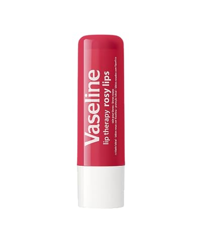 Vaseline Lip Therapy Care Rosy, Fast-Acting Nourishment, Ideal for Chapped, Dry, Cracked, or Damaged Lips, Lip Balm, 4-Pack, 0.16 Oz Each - TrustMedUSA