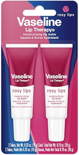 Vaseline Lip Therapy Rosy Lips Moisturizing Lip Balm - Twin Pack (2-Pack) - TrustMedUSA