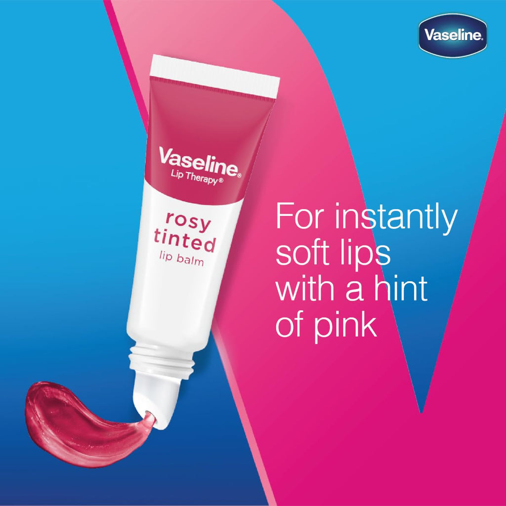 Vaseline Lip Therapy Rosy Lips Moisturizing Lip Balm - Twin Pack (2-Pack) - TrustMedUSA