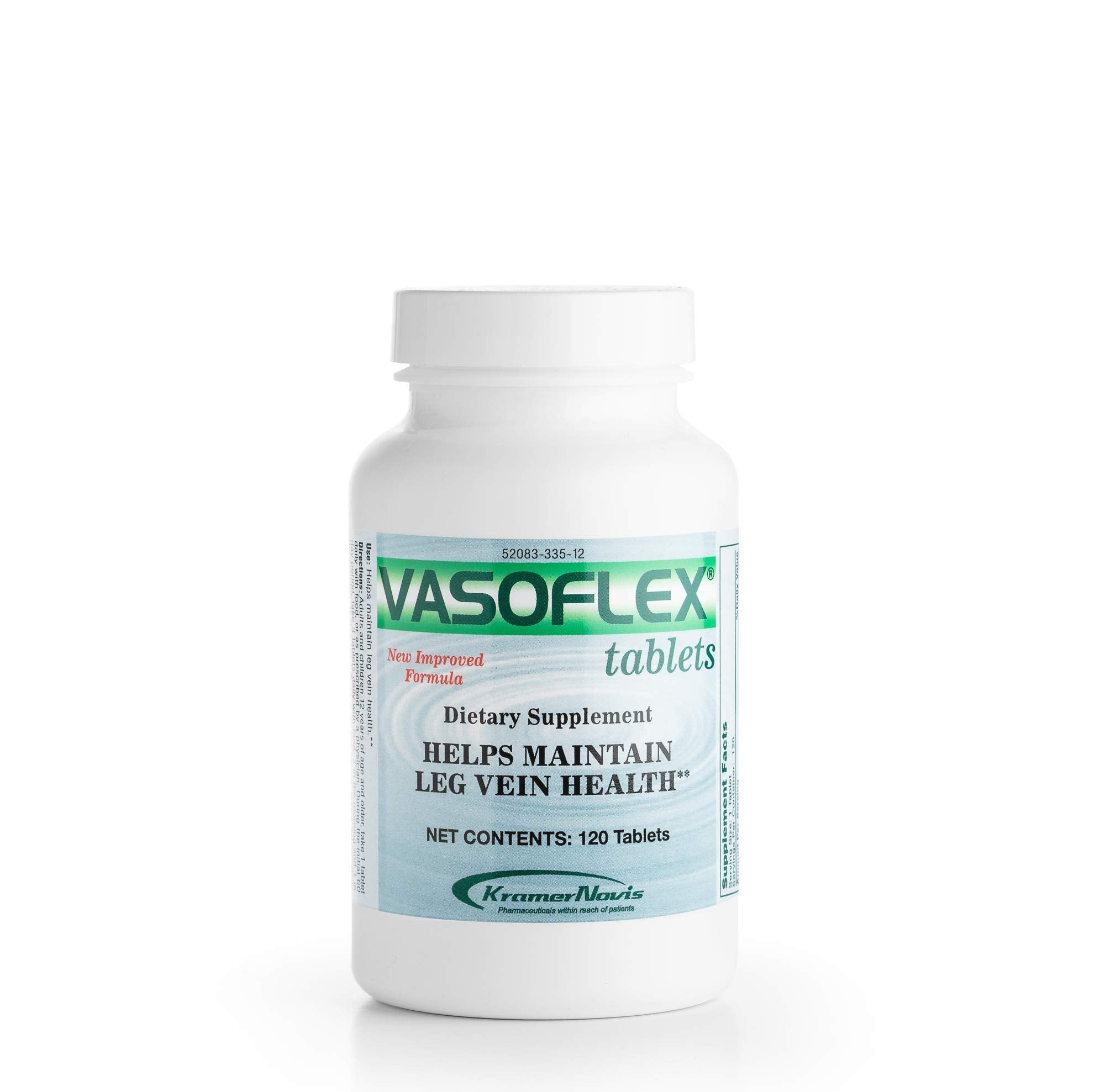 Vasoflex Vitamin C, Citrus Bioflavonoids Complex, Rutin, Hesperidin Complex, Witch Hazel Extract, Horse Chestnut Extract, Hawthorne Berry Extract Leg Vein Supplement Tablets, 120ct - TrustMedUSA