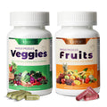 VBTOP Fruit & Vegetable Supplement - Natural Ingredients - 2 Bottles - 180 Capsules Total | A Blend of 20+19 Natural Whole Fruits & Vegetables, a Fresh superfood Formula Rich in Vitamins and Minerals - TrustMedUSA