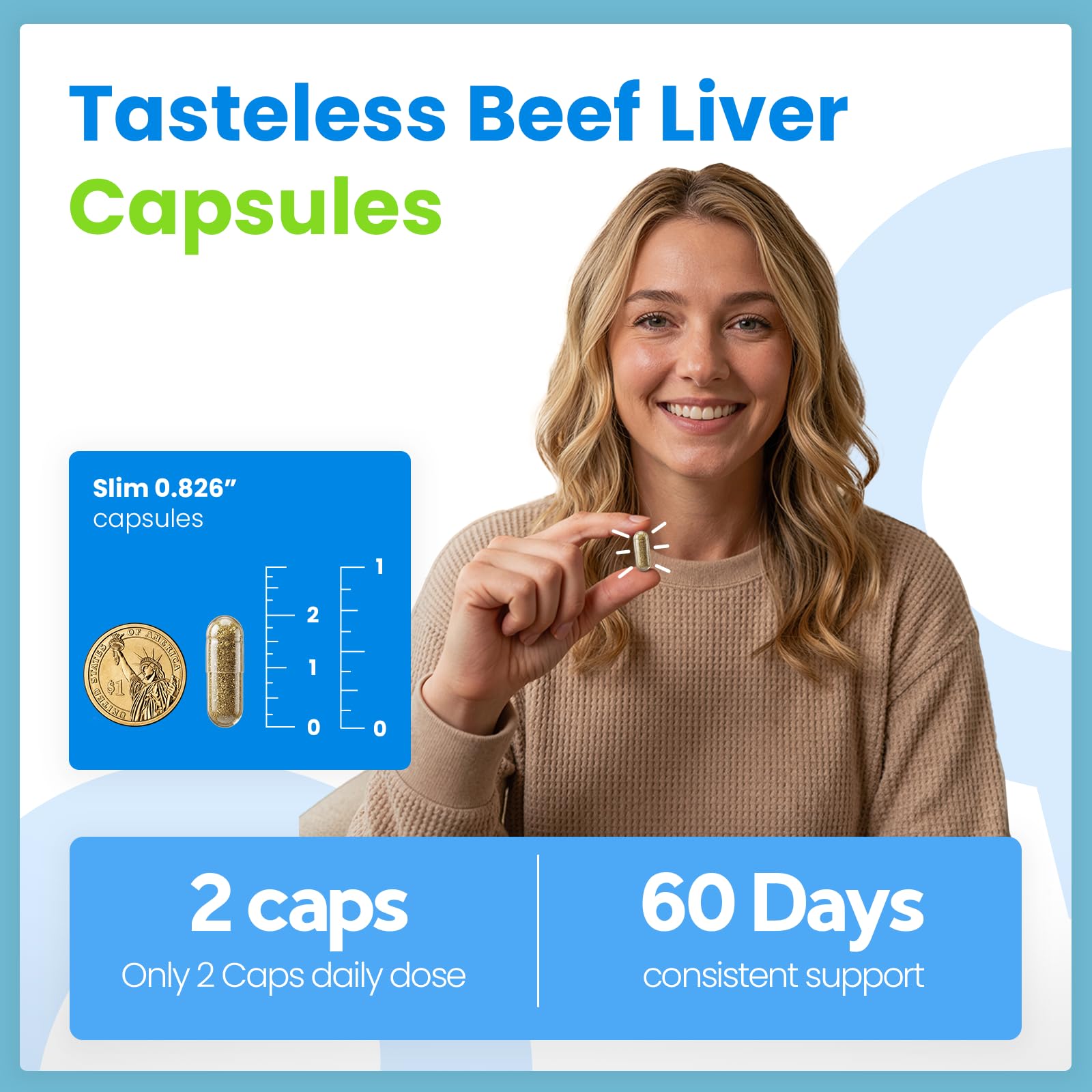 VCCVBB Beef Organ Supplements for Women, Beef Liver, Kidney, Heart, Uterus Tissue, Hormonal Balance, Immune Support,Natural Iron Vitamins Supplements for Energy, Grass Fed Pasture Raised 120 Capsules - TrustMedUSA