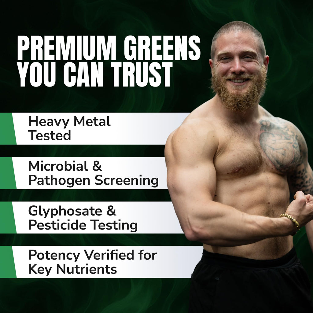 VEDGE Nutrition Organic Greens - Vegan Plant-Based Greens Superfood Powder - Drink Mix for Energy, Antioxidants & Recovery - Full Spectrum Greens for Athletes - 30 Servings - Mixed Berry Flavor - TrustMedUSA