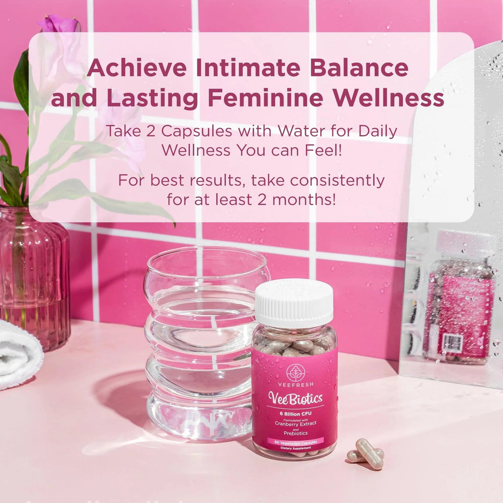 VeeBalance Bundle – Boric Acid Suppositories, Feminine Wash & Cranberry Probiotics for Women – pH Balance & Freshness Support - TrustMedUSA