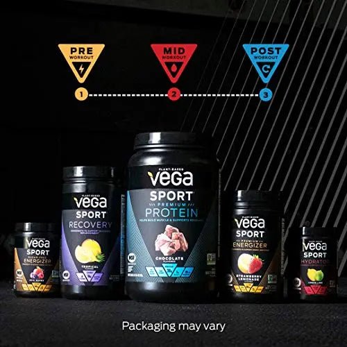 Vega Premium Sport Protein Berry Protein Powder, Vegan, Non GMO, Gluten Free Plant - TrustMedUSA