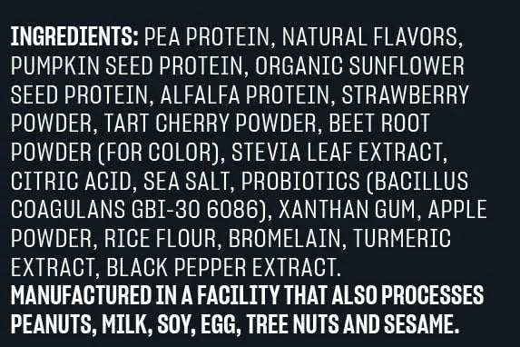 Vega Premium Sport Protein Berry Protein Powder, Vegan, Non GMO, Gluten Free Plant - TrustMedUSA