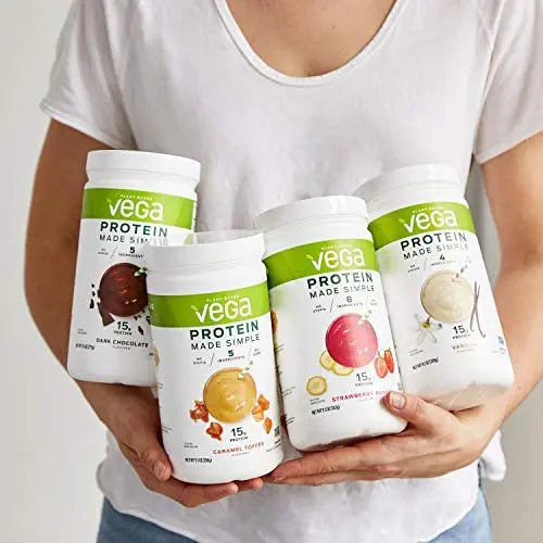 Vega Protein Made Simple, Dark Chocolate - Stevia Free Vegan Protein Powder - TrustMedUSA