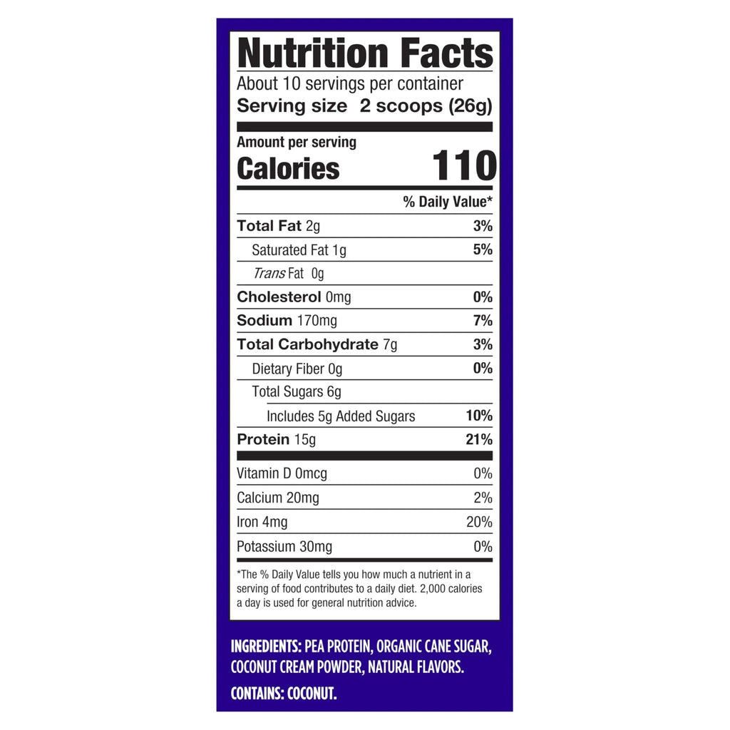 Vega Protein Made Simple Protein Powder, Vanilla - Stevia Free, Vegan, Plant Based, Healthy, Gluten Free, Pea Protein for Women and Men, 9.2 oz (Packaging May Vary) - TrustMedUSA