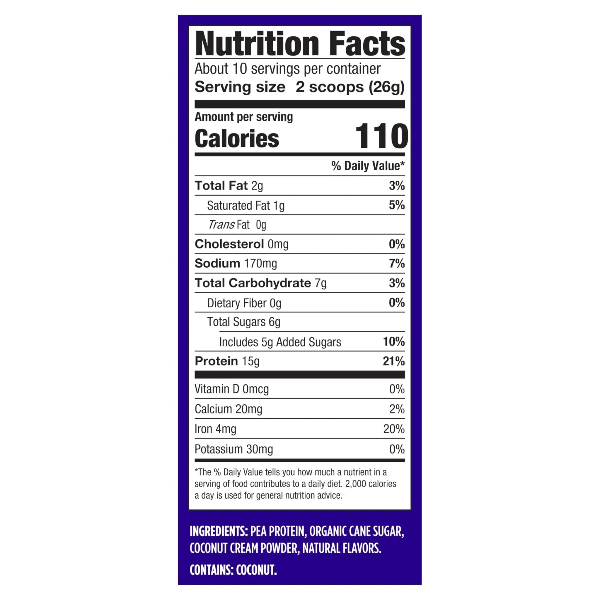 Vega Protein Made Simple Protein Powder, Vanilla - Stevia Free, Vegan, Plant Based, Healthy, Gluten Free, Pea Protein for Women and Men, 9.2 oz (Packaging May Vary) - TrustMedUSA
