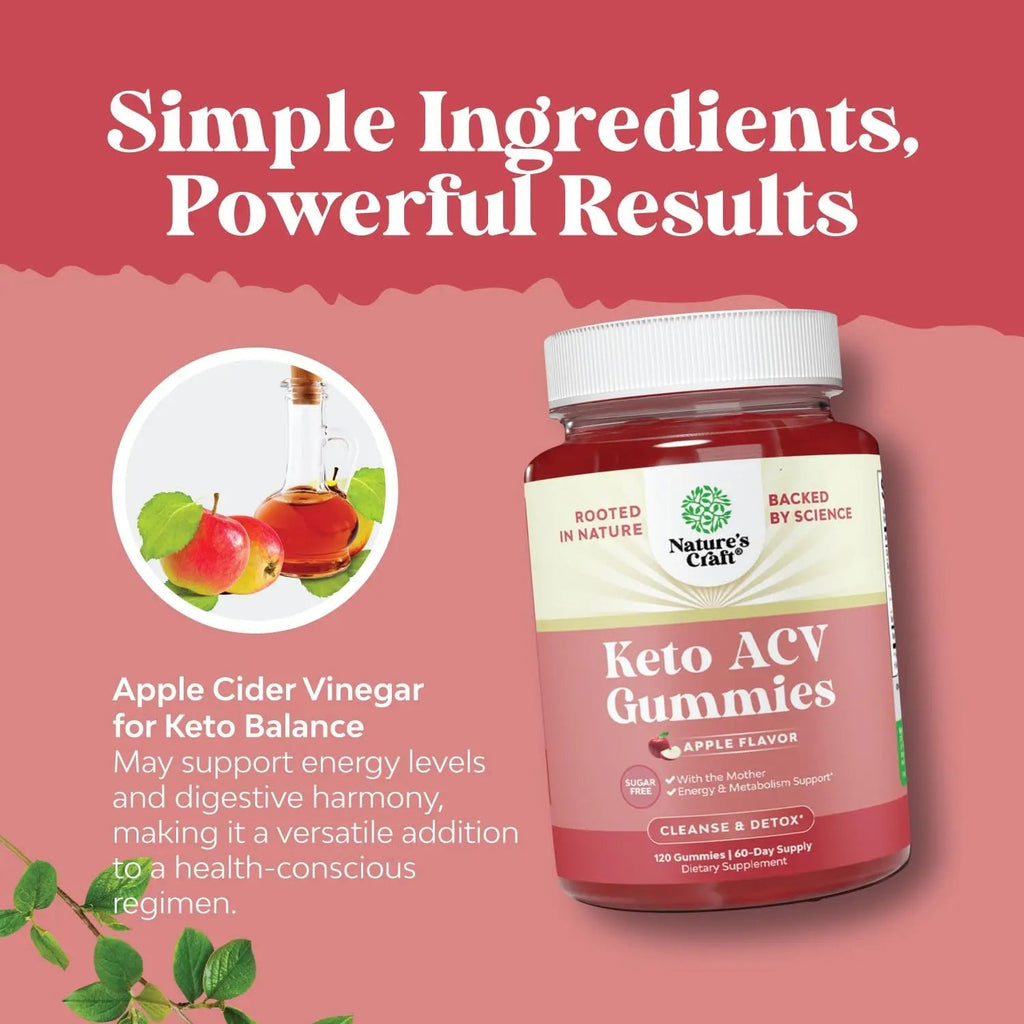 Vegan Advanced Keto ACV Gummies - Keto Apple Cider Vinegar Gummies Sugar Free - TrustMedUSA