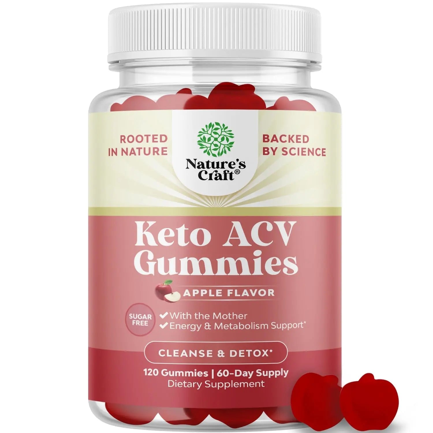 Vegan Advanced Keto ACV Gummies - Keto Apple Cider Vinegar Gummies Sugar Free - TrustMedUSA