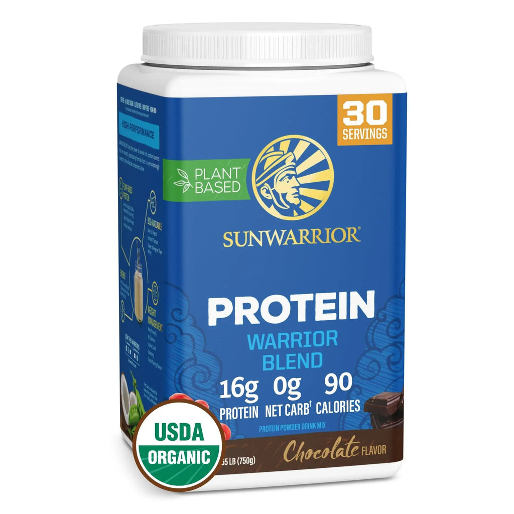 Vegan Organic Protein Powder Plant-based | BCAA Amino Acids Hemp Seed Soy - TrustMedUSA