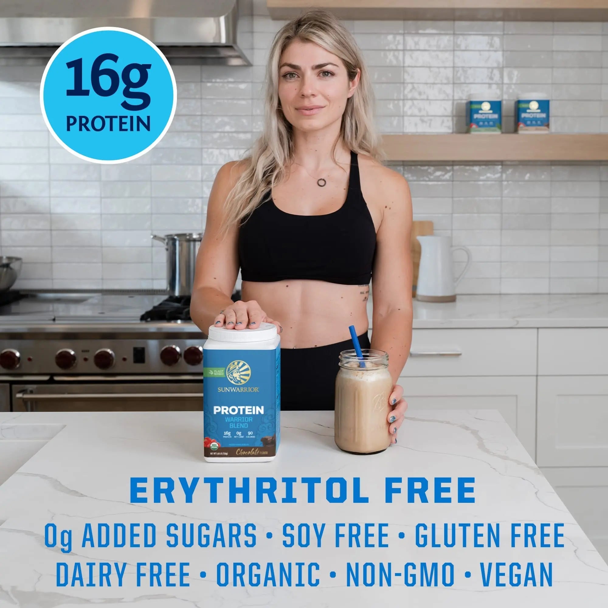 Vegan Organic Protein Powder Plant-based | BCAA Amino Acids Hemp Seed Soy - TrustMedUSA
