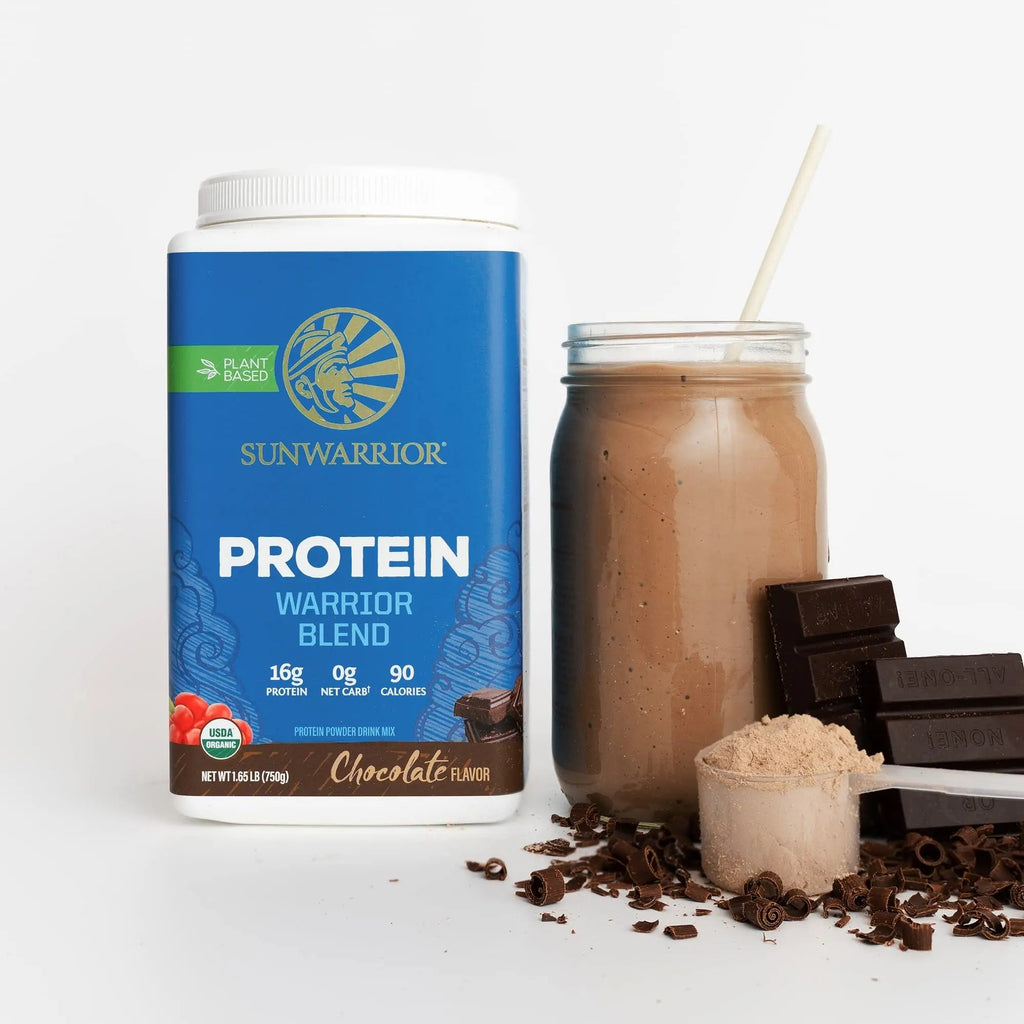 Vegan Organic Protein Powder Plant-based | BCAA Amino Acids Hemp Seed Soy - TrustMedUSA